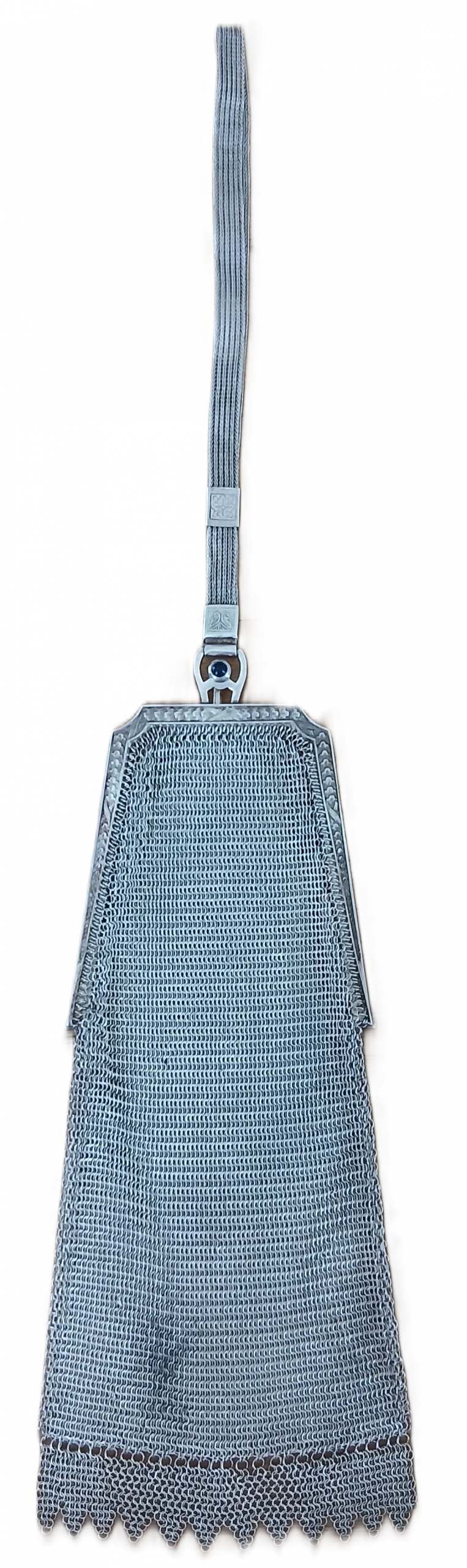 Porte-monnaie ou sac à main années folles en argent