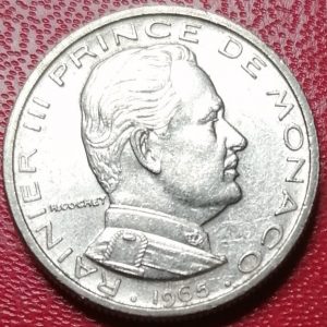 0,5 franc Monaco 1965