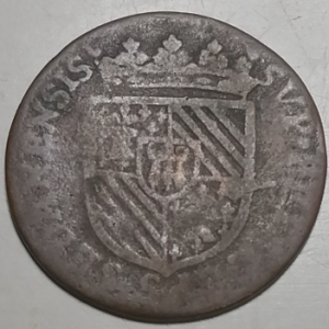 Liard Principauté de Sedan Henri de la Tour d’Auvergne 1613 col fraisé