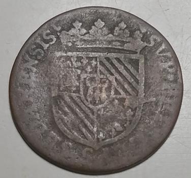 Liard Principauté de Sedan Henri de la Tour d'Auvergne 1613 col fraisé
