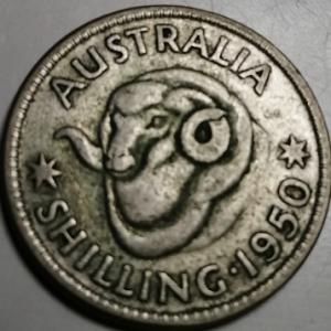 1 Shilling Australie 1950