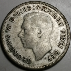 1 Shilling Australie 1950