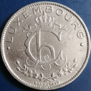 1 franc Luxembourg 1924