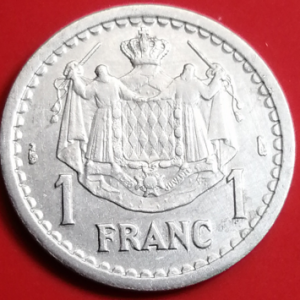 1 franc Monaco Louis II aluminium (1943) TTB