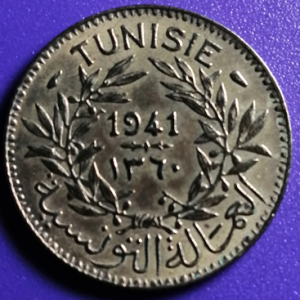 1 franc Tunisie 1360 / 1941