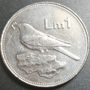 1 lire Malte 2000