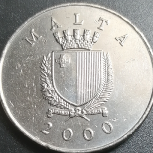 1 lire Malte 2000