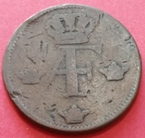 1 Ore Suède 1758