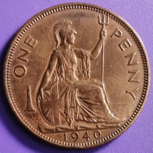 1 penny Grande Bretagne 1940