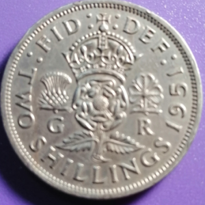 2 shillings (florin) Grande Bretagne 1951