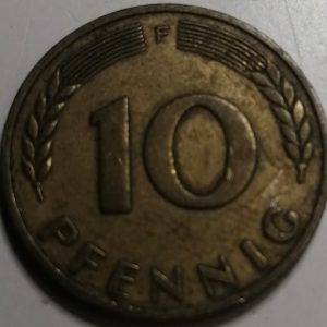 10 Pfennig Allemagne 1949 F