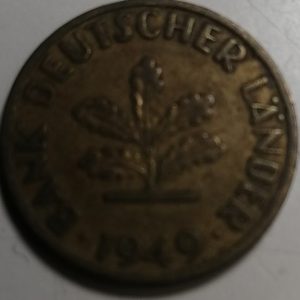 10 Pfennig Allemagne 1949 F