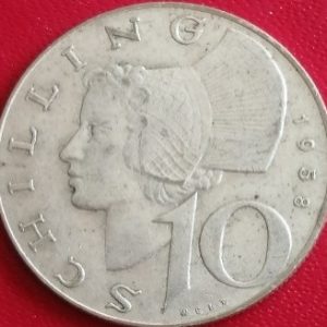 10 Shilling Autriche 1958