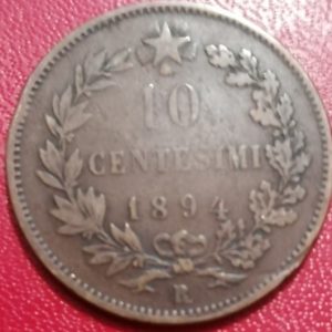 10 centesimi Italie 1894 R