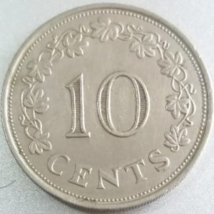 10 cents Malte 1972