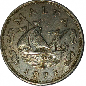 10 cents Malte 1972 TTB