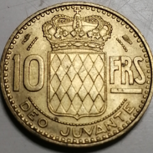 10 francs Monaco 1950 SUP