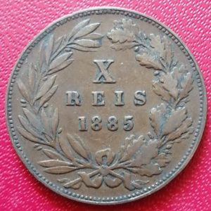 10 reis Portugal 1885