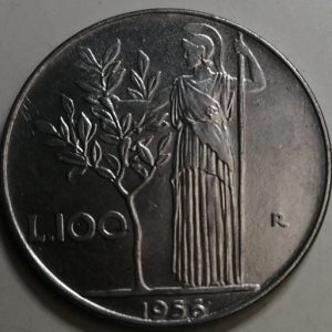100 lires Italie 1956