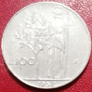 100 lires Italie 1957