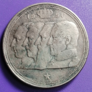 100 francs Belgique 1951