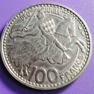 100 francs Monaco 1950