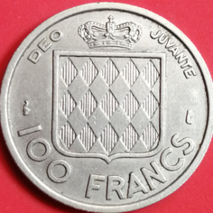 100 francs Monaco 1956