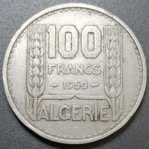 100 francs Algérie 1950