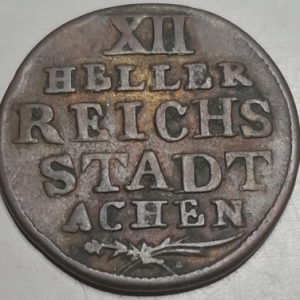 12 Heller Allemagne – Aix La Chapelle 1791