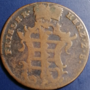 1 Pfennig et 1/2 Royaume de Saxe-Gotha-Altenbourg 1759