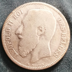 2 francs Belgique 1867