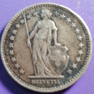 2 francs suisse 1920