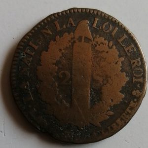 Pièce de monnaie 2 sols Louis XVI 1792 A An ?