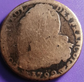 Pièce de monnaie 2 sols Louis XVI 1792 W An 4