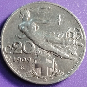 20 centesimi Italie 1909