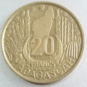 20 francs Madagascar 1953