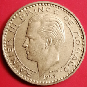 20 francs Monaco 1951