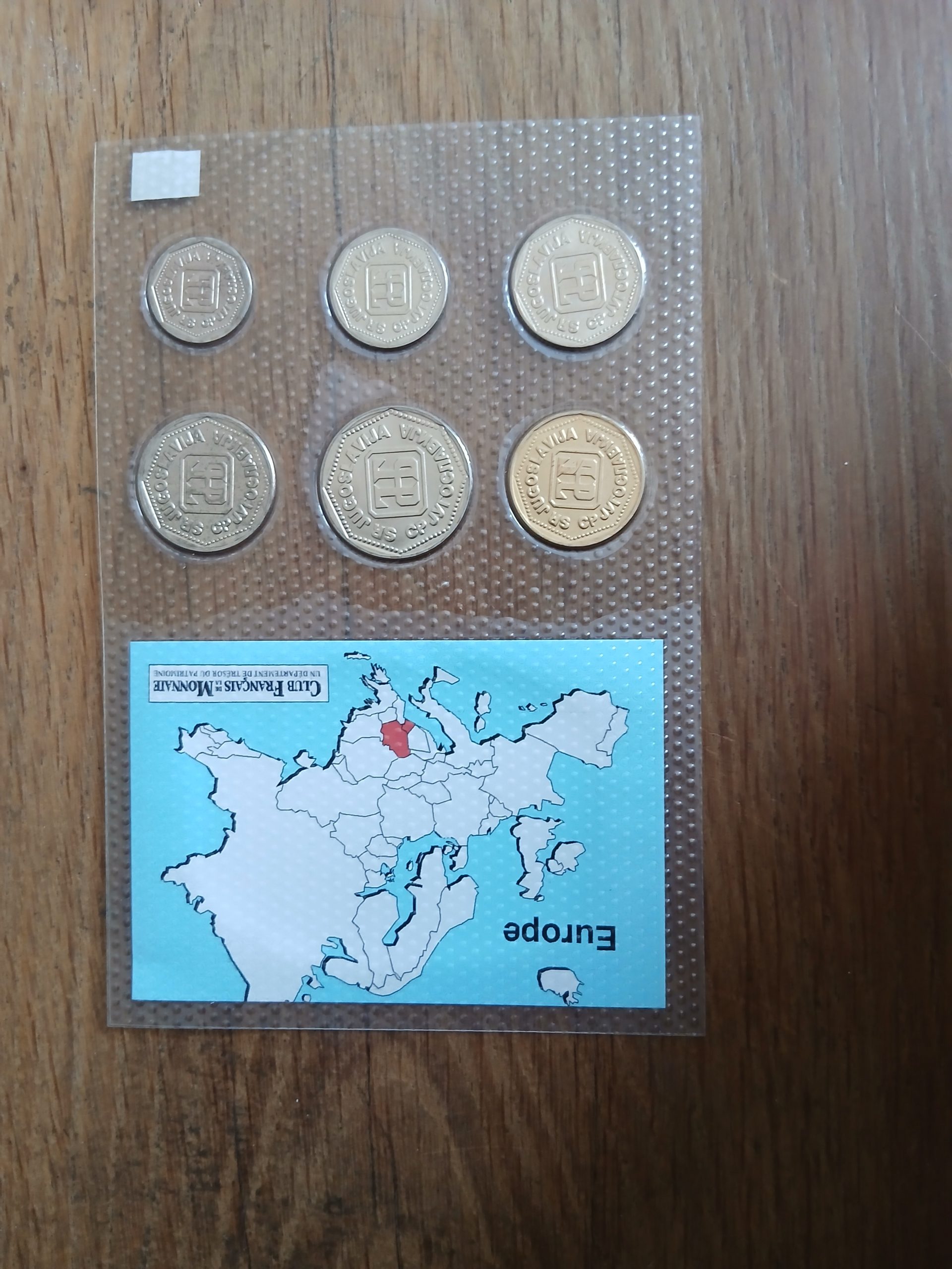 Série Pièces de monnaie Yougoslavie Neuves sous blister – Image 2