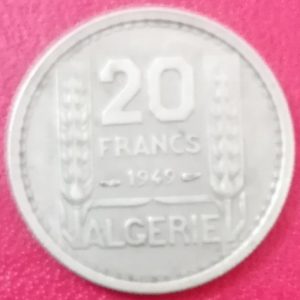 20 francs Algérie 1949