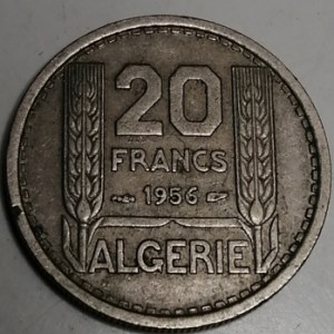 20 francs Algérie 1956