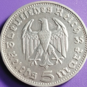 5 Marks Allemagne 1935 D