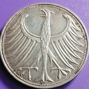 5 Marks Allemagne 1951 F
