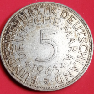 5 Marks Allemagne 1963 J