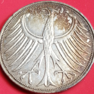 5 Marks Allemagne 1963 J