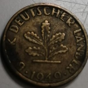 5 Pfennig Allemagne 1949 F