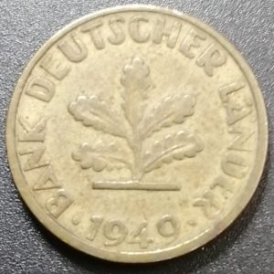 5 Pfennig Allemagne 1949 G