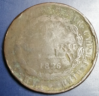 5 centesimi Italie (Sardaigne) 1826 ancre