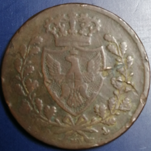 5 centesimi Italie (Sardaigne) 1826 ancre