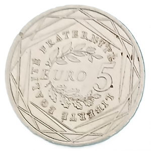 5 euros argent France 2008