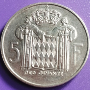 5 francs Monaco 1960
